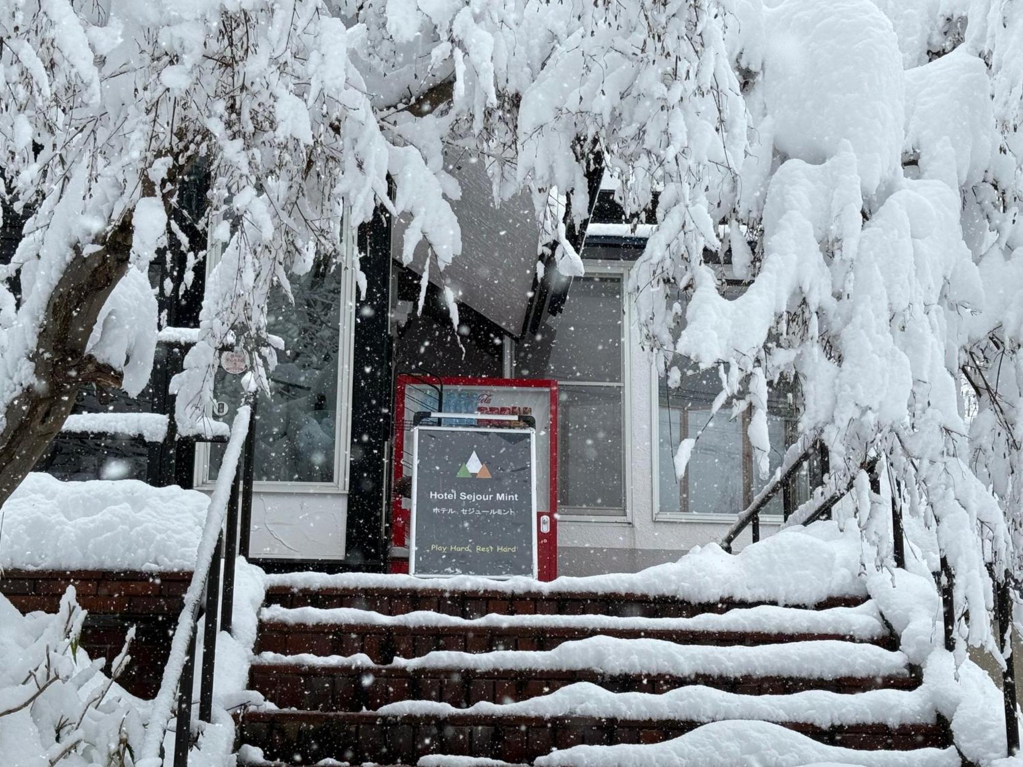 Hotel Sejour Mint In Hakuba Exteriör bild